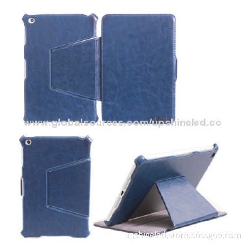Leather Cases for iPad Mini, OEM/ODM Orders Welcomed, All Colors Available